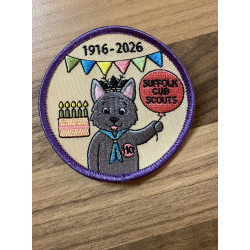 110 Yrs of Suffolk Cubs Badge