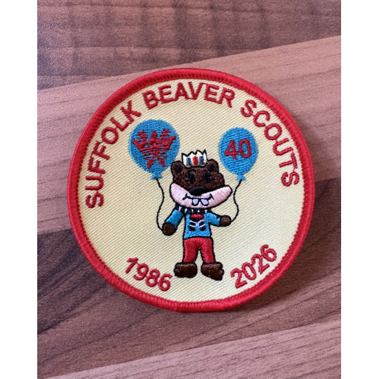 40 Yrs of Suffolk Beavers Badge