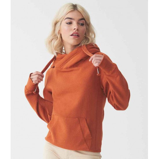 AWDis Cross Neck Hoodie