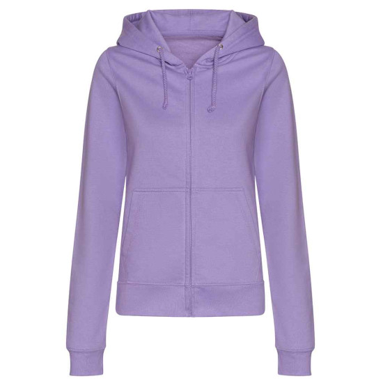 AWDis Zipped Ladies Hoodie