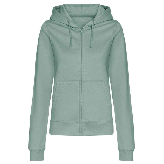 AWDis Zipped Ladies Hoodie