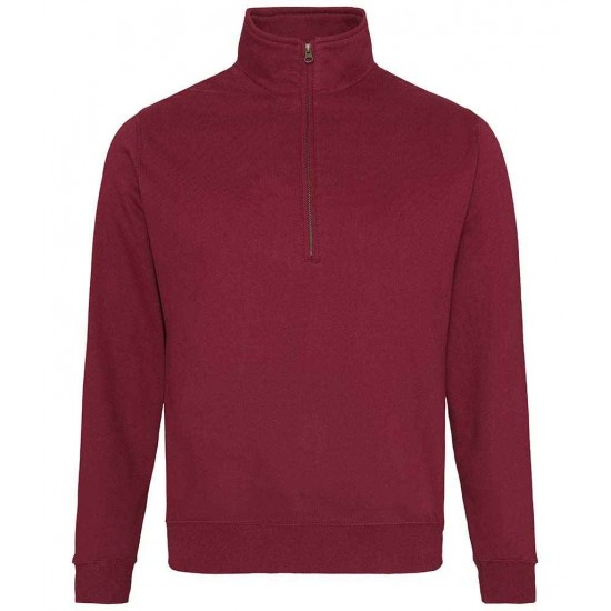 AWDis Sophomore Zip Neck Sweatshirt
