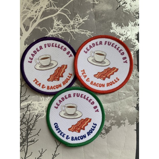 Leader fuelled by... badge