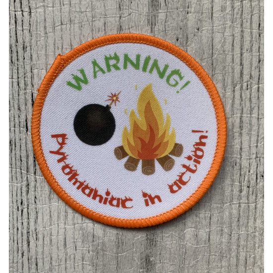 Warning! Pyromaniac in action