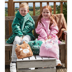 Brand Lab Kids Character Cushion Hooded Blanket