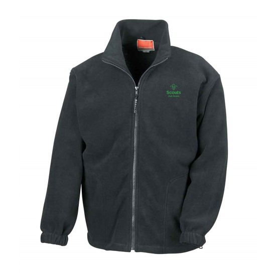 Ash Green Adult Full Zip Fleece