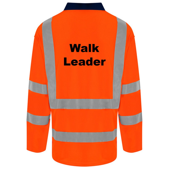 Central Norfolk Walk Leader Long Sleeve Polo Shirt