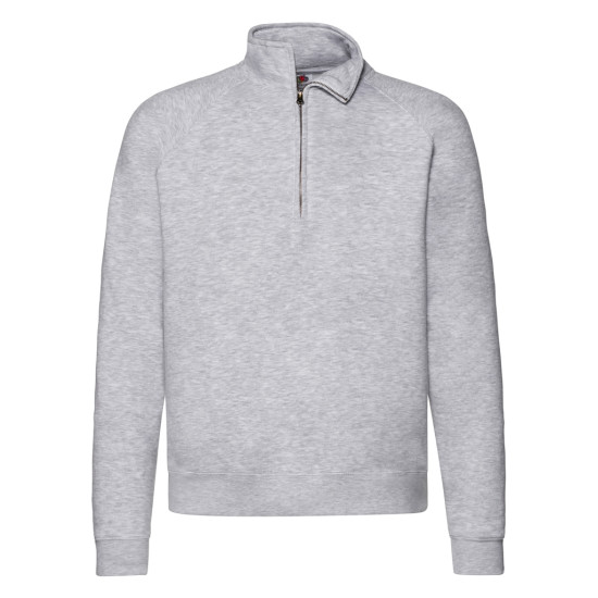 Fruit of the Loom Premium Zip Neck Sweatshirt