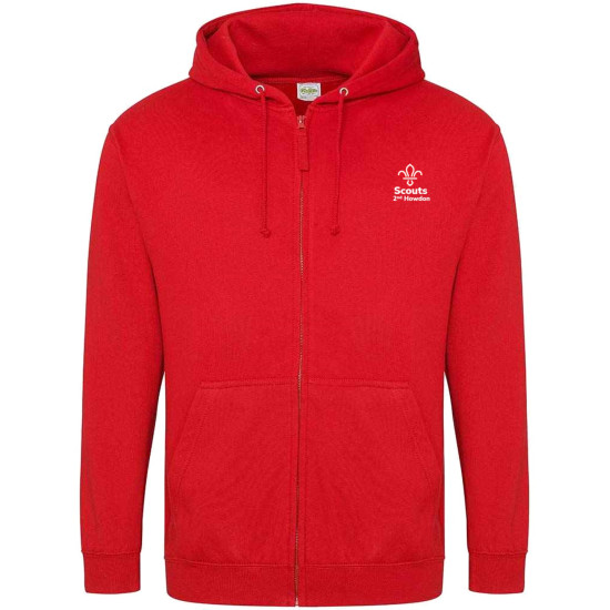 2nd Howdon Adult Zipped Hoodie