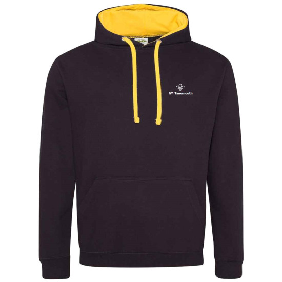 5th Tynemouth Adult Contrast Hoodie
