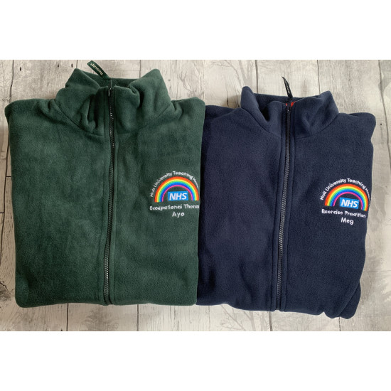 NHS Rainbow Fleece Jacket 