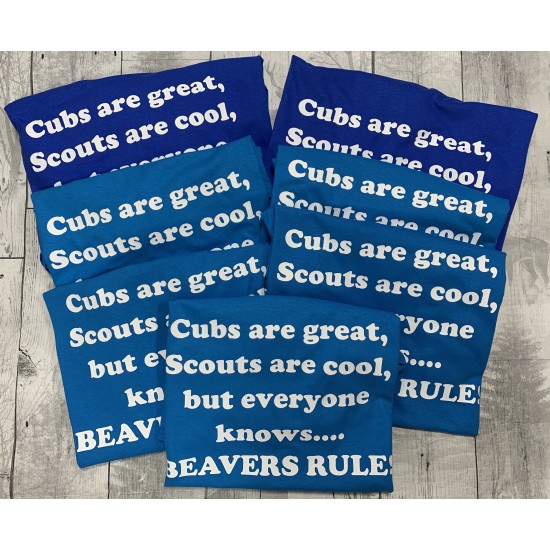 Beavers Rule! Adult T Shirt