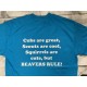 Beavers Rule! Adult T Shirt