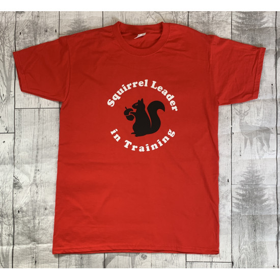 Squirrel Leader in Training Adult T Shirt