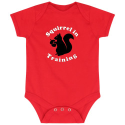 Squirrel in Training Baby Grow
