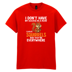 Squirrel's Everywhere Adult T Shirt