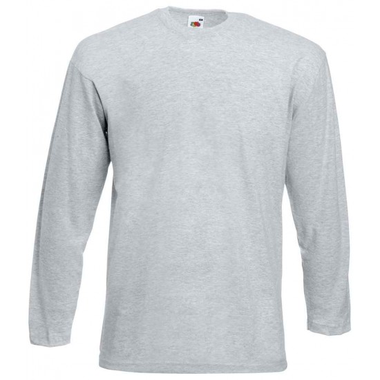 Fruit of the Loom T Shirt Long Sleeved