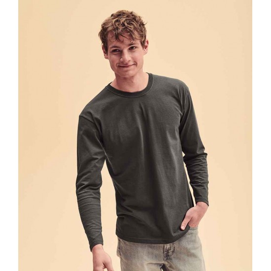 Fruit of the Loom T Shirt Long Sleeved