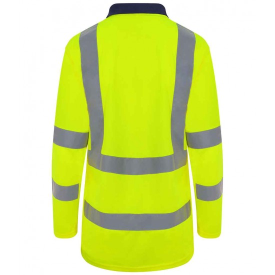 Pro RTX High Visibility Long Sleeve Polo Shirt